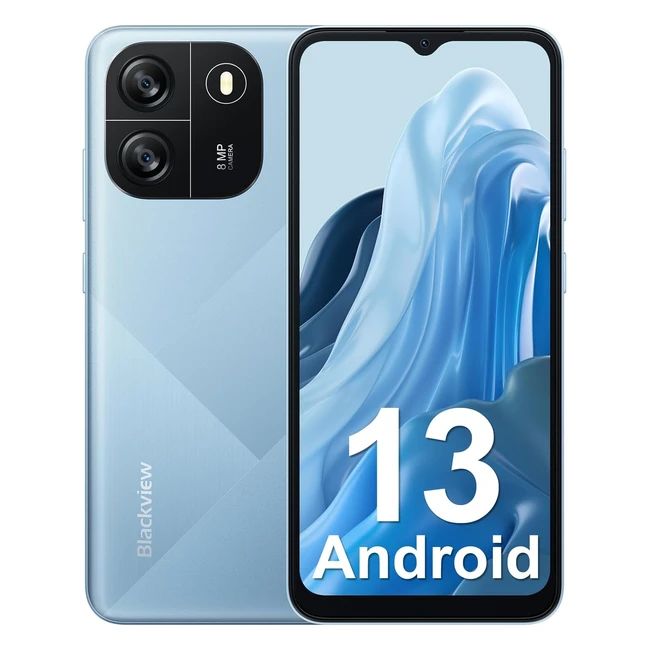 Blackview Wave6C Smartphone 65 HD60Hz 5100mAh Android 13 Octacore 4GB/32GB/1TB/TF 8MP/5MP 4G Dual SIM Telefono Cellulare Face ID GPS Modalità Panorama Tipo C 3.5mm Jack