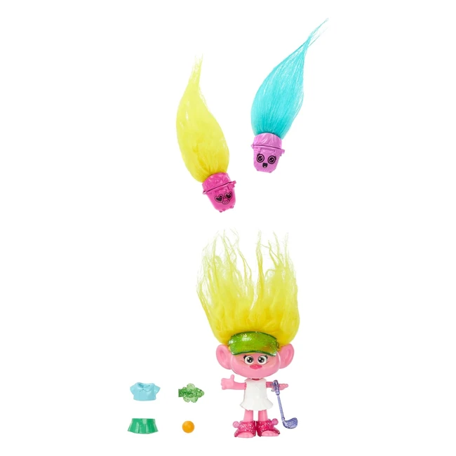 Dreamworks Trolls Band Together Hair Pops Viva Small Doll HNF11