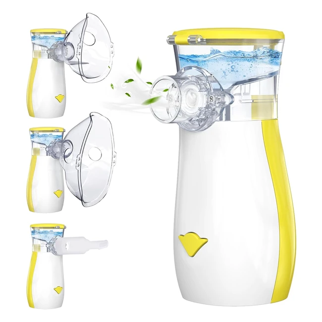 Aerosol Portatile Silenzioso AU YAT - Ricaricabile USB - 2 Maschere - 2 Modalità Regolabili