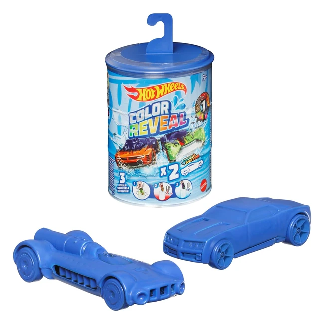 Hot Wheels 2 Toy Cars - Color Reveal, 164 Scale - Includes 2 Color Shifters - Ages 3+