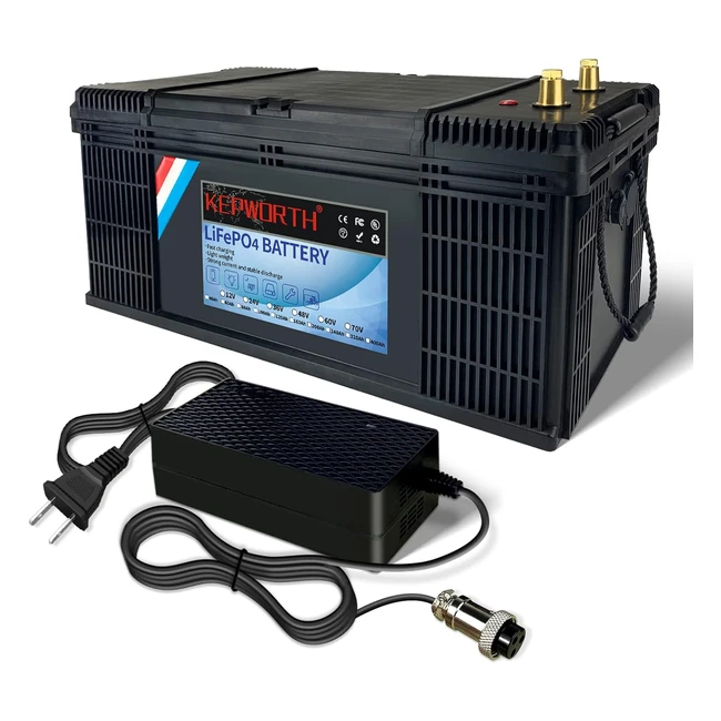 Batterie Lithium 12V Lifepo4 320Ah - Cycle Profonde 5000 Fois - Remplace Batterie AGM ou Gel - Campingcar, Bateau, Camping, Système Solaire