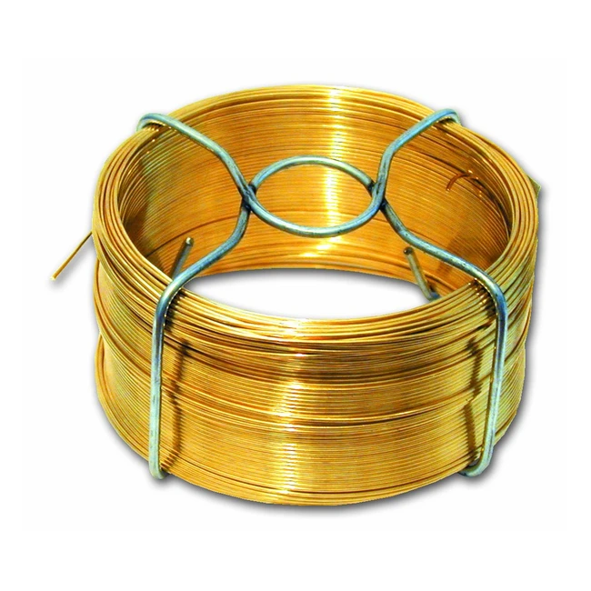 Filpack FGL08 - Fil métallique laiton D 08 mm L 50m - Décoration facile et polyvalente