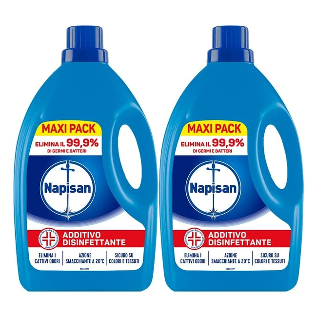 Napisan Additivo Disinfettante Lavatrice 2x22L - Contro Batteri e Odori