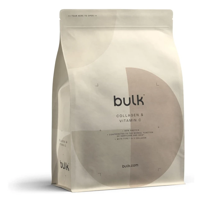 Kollagen und Vitamin C Pulver 500 g - Geschmacksneutral - Nr. 1 in Sporternährung