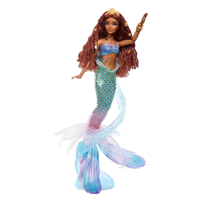 Disney The Little Mermaid Deluxe Ariel Doll with Iridescent Tail & Hair Jewelry