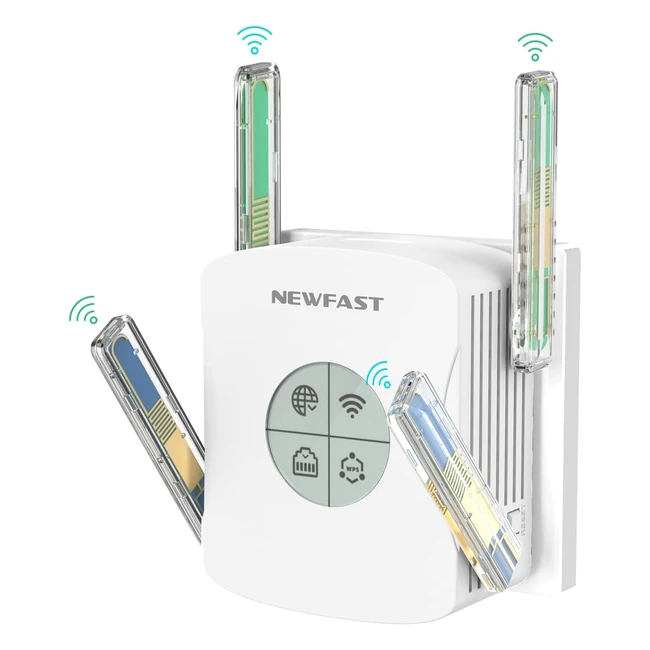 ¡Nuevo! Repetidor WiFi6 AX1800 Dual Banda 24GHz/5GHz - Modo Repetidor/AP/Router - Amplificador con Puerto Ethernet Gigabit - OLED Pantalla - 4 Antenas - Compatible con todos los routers