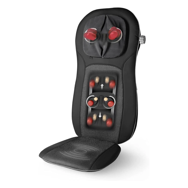 Medisana MCN Pro - Pad per Massaggio Shiatsu con Vibrazione e Funzione di Riscaldamento
