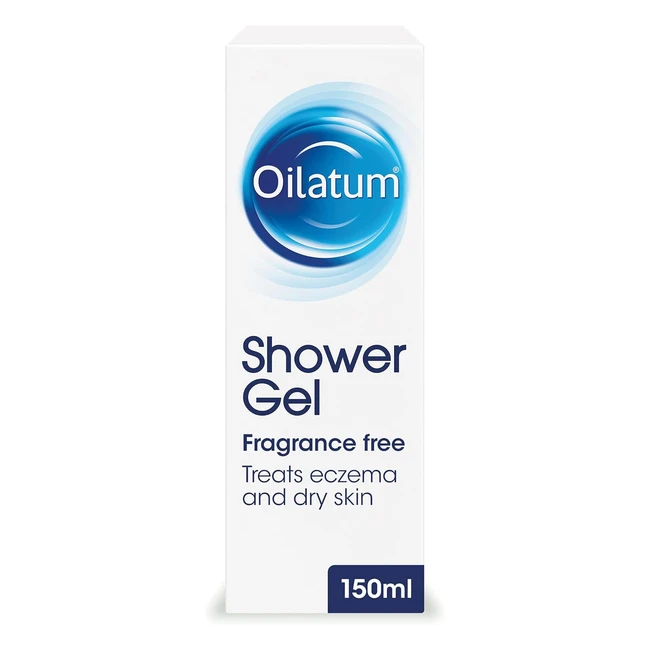 Oilatum Shower Gel Fragrance Free 150g - Treats Eczema, Moisturizes & Soothes Skin