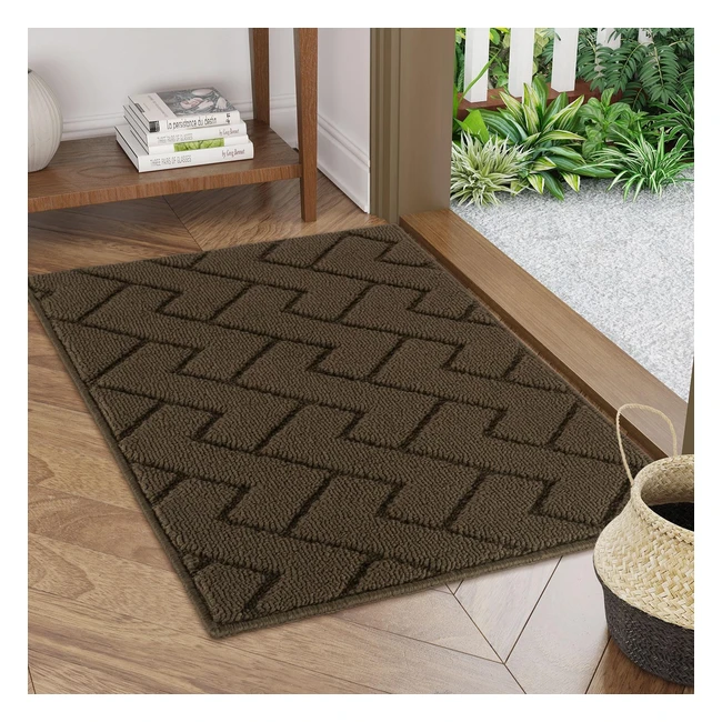 High Quality Biscpro Door Mat 60x90cm - Durable, Nonslip, Indoor Washable
