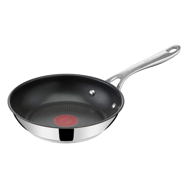 Tefal Jamie Oliver Cooks Direct Frying Pan 20cm - Nonstick Coating, Heat Indicator, SafeGrip Handle