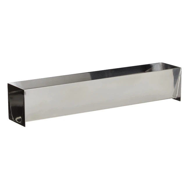 Tarrina trapezoidal de acero inoxidable 30x6x6cm - Unbekannt STDTER 622081