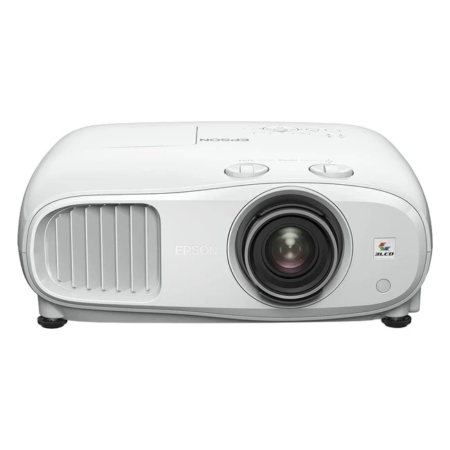 Epson EHTW7000 3LCD 4K Projector - 3000 Lumens, 500'' Display - Home Cinema, Streaming, Gaming - White