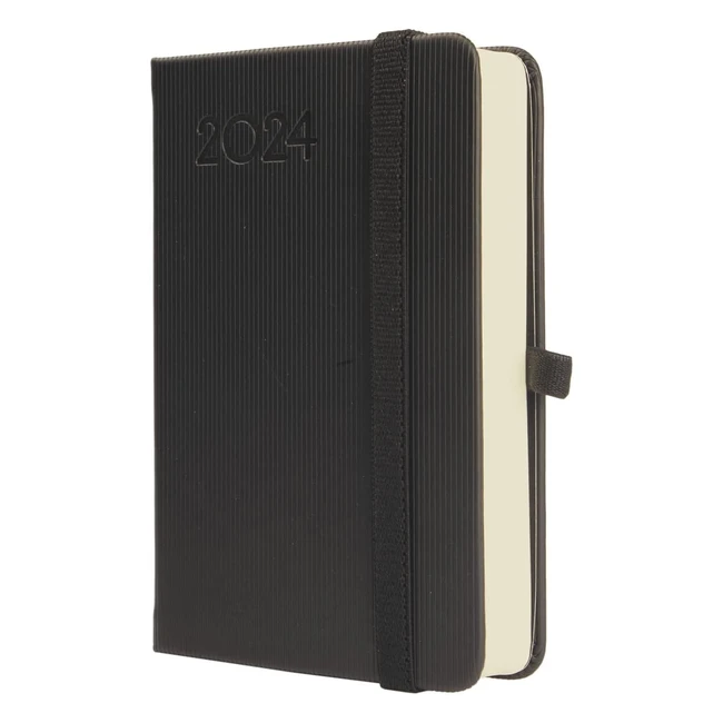 Agenda Finocam 2024 Minimal Textura | 12 meses | Negro