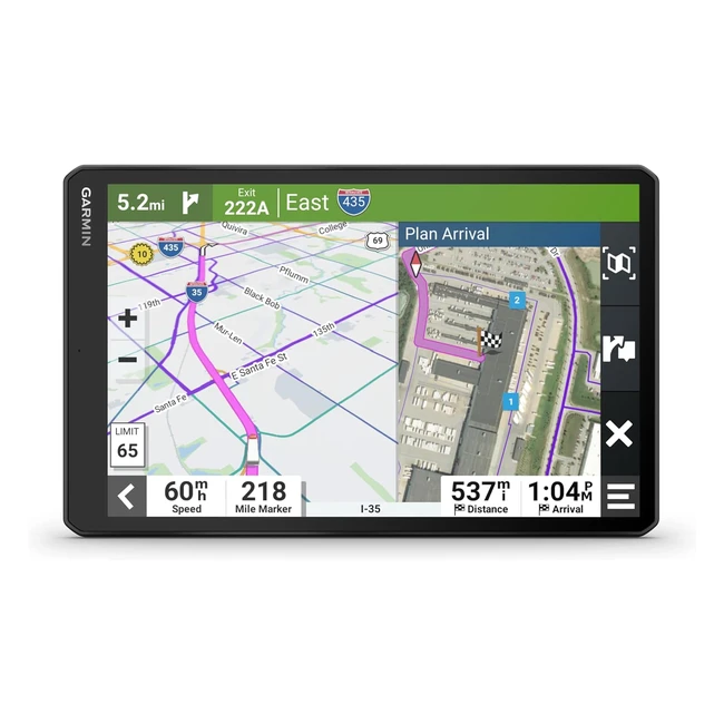 Garmin Navegador Camin Negro 101 257 cm - Gran Pantalla Táctil y Actualizaciones de Mapas