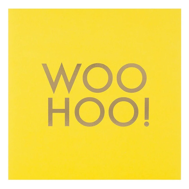 Tarjeta de felicitación Hallmark diseño contemporáneo amarillo roble #Felicidad #Celebración #Tarjeta #Hallmark