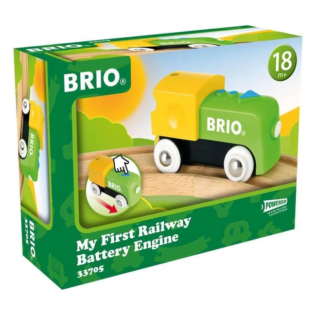 Brio Mi Primer Circuito de Tren Locomotora a Pilas 33705 - Desarrollo Seguro y Divertido