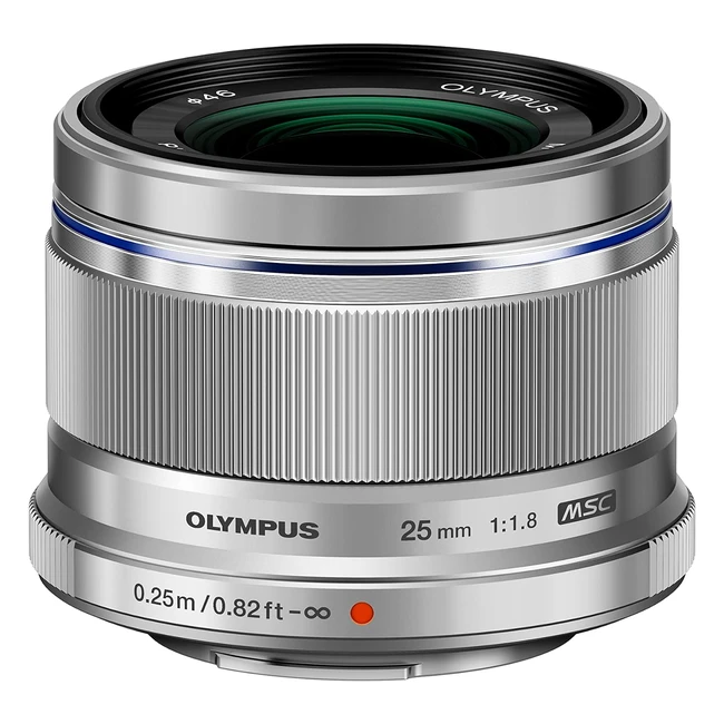 Objetivo Olympus M.Zuiko Digital 25mm f/1.8 - Rápido y Versátil - Modelo Olympus OMD PEN - Plata