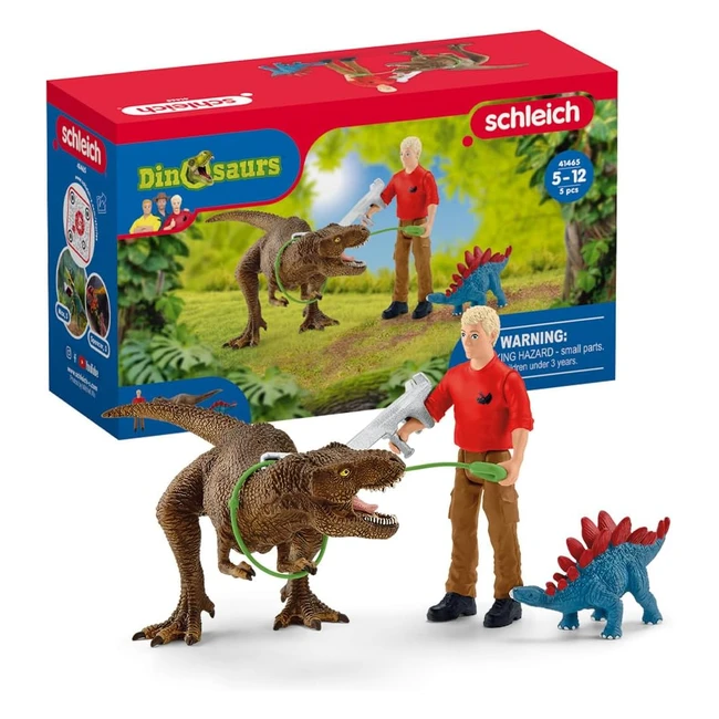 Playset Schleich Attaque Tyrannosaure Rex Figurine 41465N