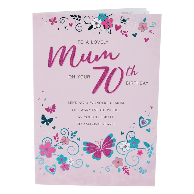 Biglietto di Auguri 70 Compleanno Mamma 229x152cm Regal Publishing