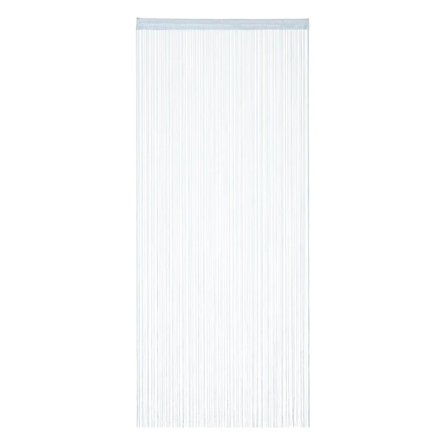 Tenda a Fili Decorativa Argento 90x245cm - Relaxdays 10036130_1353