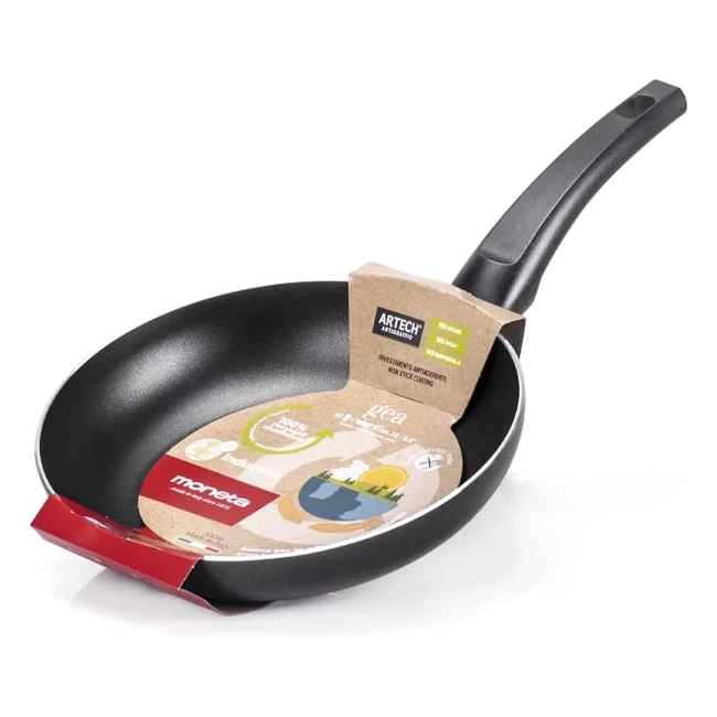 Padella in alluminio per ogni piano cottura, incluso l'induzione - Nero 22 cm