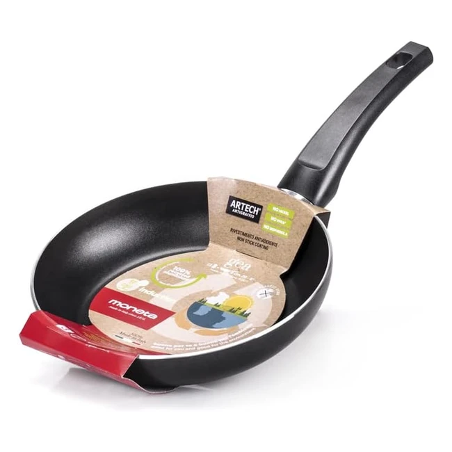 Padella Moneta GEA 20 cm - Alluminio 100% Riciclato - Adatta a Tutti i Piani Cottura