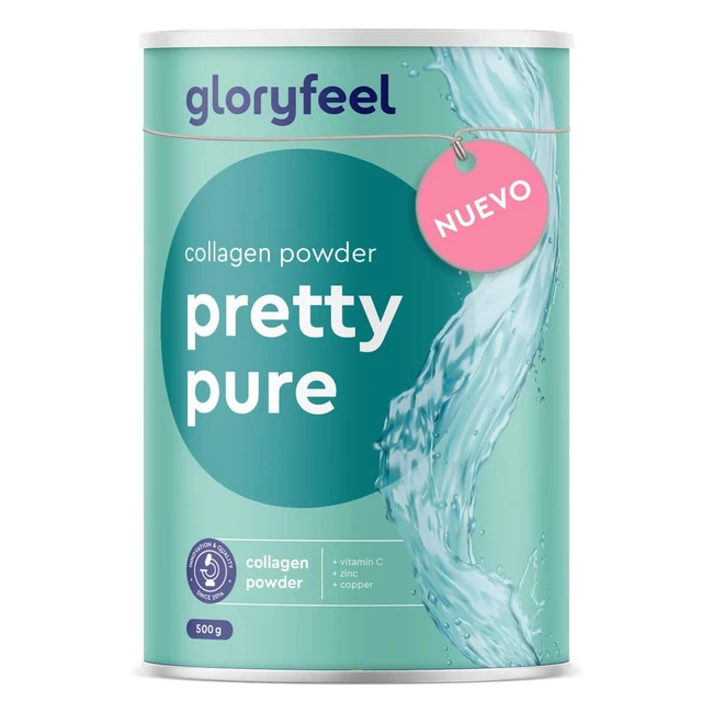 Colágeno en Polvo 500g - Péptidos de Colágeno Patentado Verisol - Tendoforte y Fortigel - 12,500mg de Colágeno Hidrolizado Puro Tipo 1 - Sabor Neutro