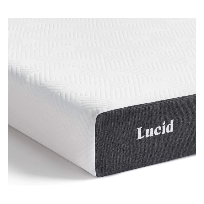 Colchón viscoelástico Lucid 135x190 cm - Espuma de carbono de bambú - Firmeza Dura