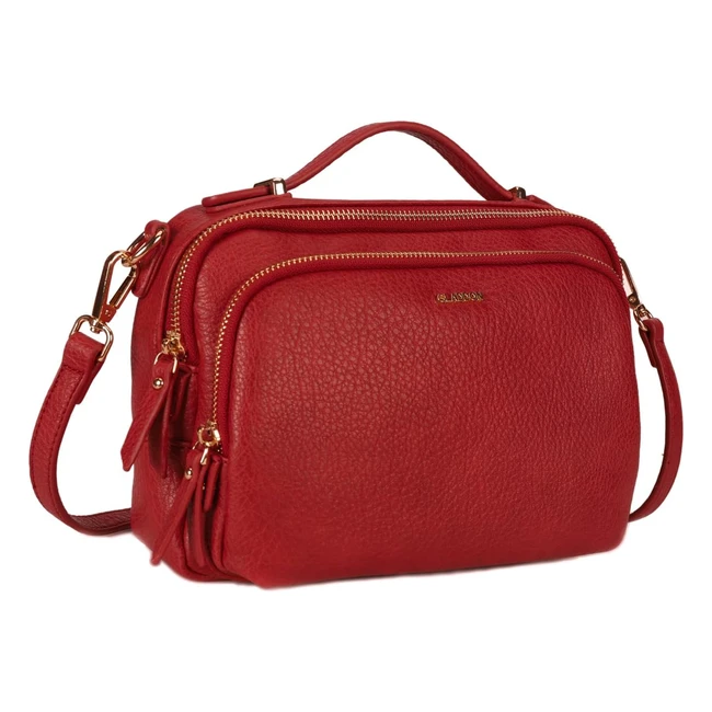Borsa a tracolla da donna Gladdon - Pelle PU - Cerniera - Tracolla regolabile - Piccola