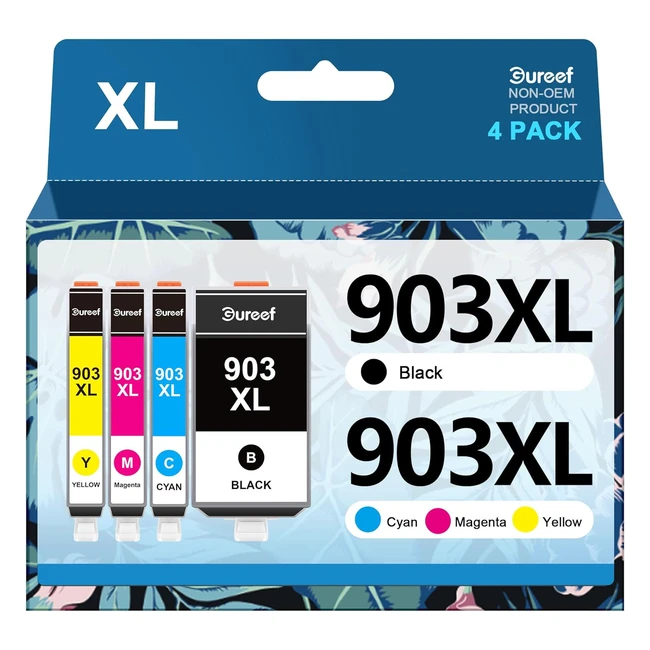 Get gureef 903XL Ink Cartridges for HP OfficeJet Pro 6970/6960 - High Yield & Quality