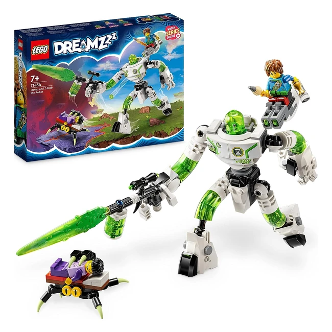 Lego 71454 Dreamzzz Mateo e il Robot Zblob - Set con Grande Figura di Robot Giocattolo e Minifigure di Jayden e Mateo - Gioco d'Avventura per Bambini dai 7+