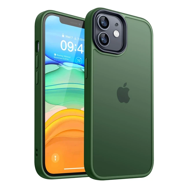 Cover Opaca per iPhone 11 - Protezione Sottile Antiurto - Verde Profondo