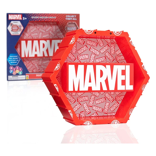 Marvel Mega Pods Light - Superhero Multifunction Light with Mystery Reveal Display