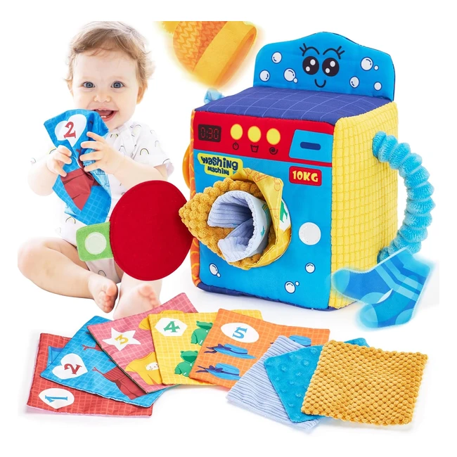 Scatola Fazzoletti Giochi Neonati Montessori 36-9 Mesi - Giocattoli Educativi Sensoriali