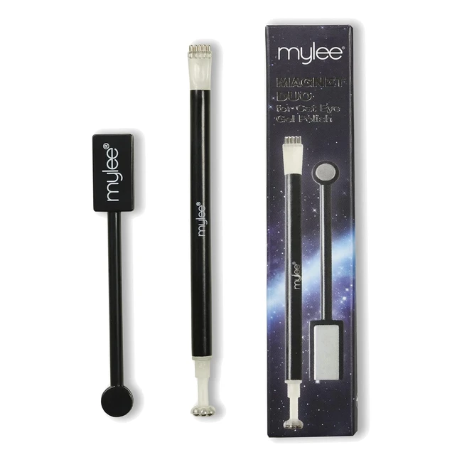 Mylee Magnet Duo for Cat Eye Gel Nail Polish - Create Stunning 3D Halo Effects - LED/UV Polish Magnet Pen