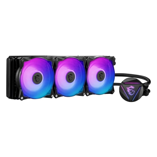 MSI MAG CoreLiquid 360R V2 AIO CPU Liquid Cooler - Rotatable ARGB Blockhead - AMD Intel Compatible