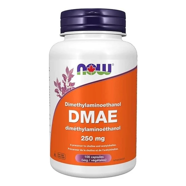 Integratore DMAE 250mg 100vcap - Funzione cerebrale sana, supporto neurotrasmettitori