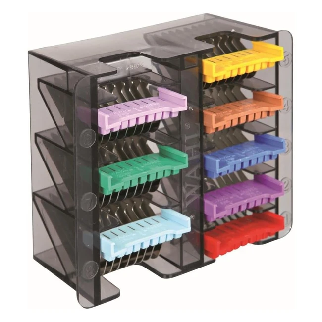 Pack de Peines Metálicos Moser con Código de Colores - 8 Tamaños - 430g