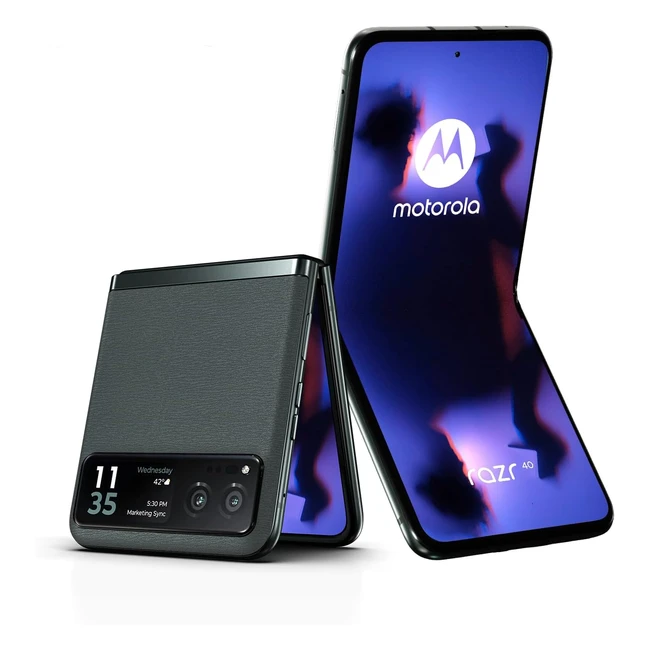Motorola Razr40 Flip Phone 6915 FHD Display 64MP Kamera 8256GB 4200mAh Android 13 Sage Green