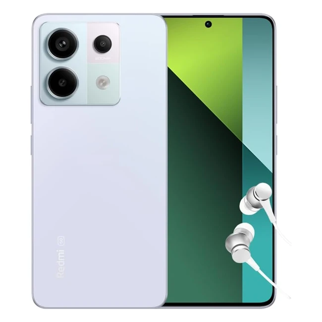 Xiaomi Redmi Note 13 Pro 5G Aurora Purple Smartphone - 8/256GB, Snapdragon 4nm, 200MP Camera, 120Hz AMOLED Display
