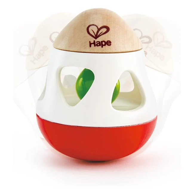 Ratón de cascabel en forma de huevo Hape E0016 para recién nacidos
