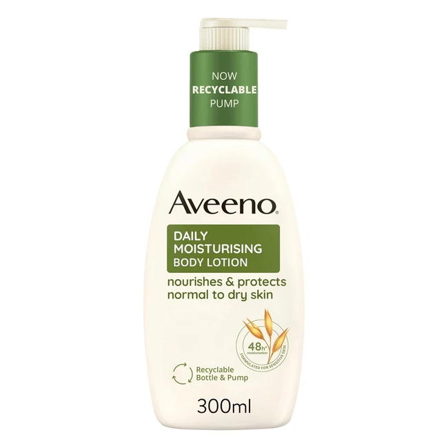 Aveeno Crema Idratante Corpo 300ml - Idratazione Continua, Azione Calmante
