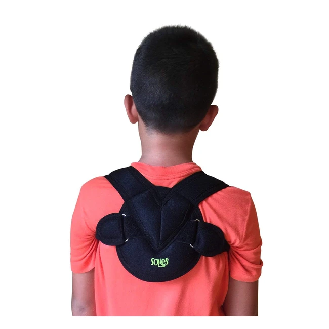 Bandage claviculaire ajustable Soles - Soulagement douleurs, posture améliorée, guérison accélérée - Réf. SM7090