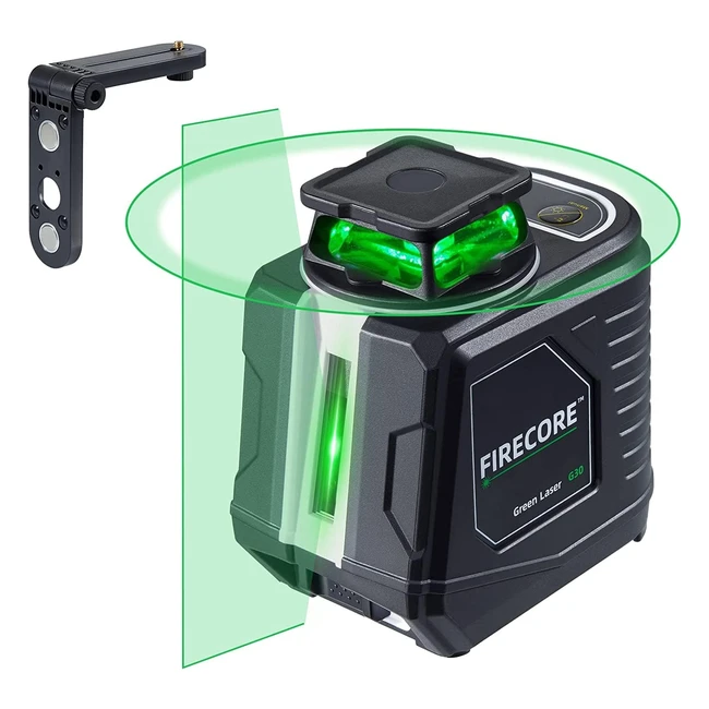 Niveau Laser Vert G30 - Haute Précision - 360 Autonivelant - Support Magnétique - 4 Piles AA