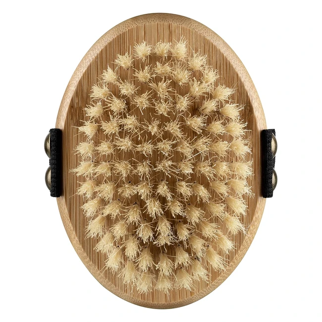 Mikki Bamboo Bristle Palm Brush for Gentle Grooming - Short Hair - Handmade from Natural Bamboo