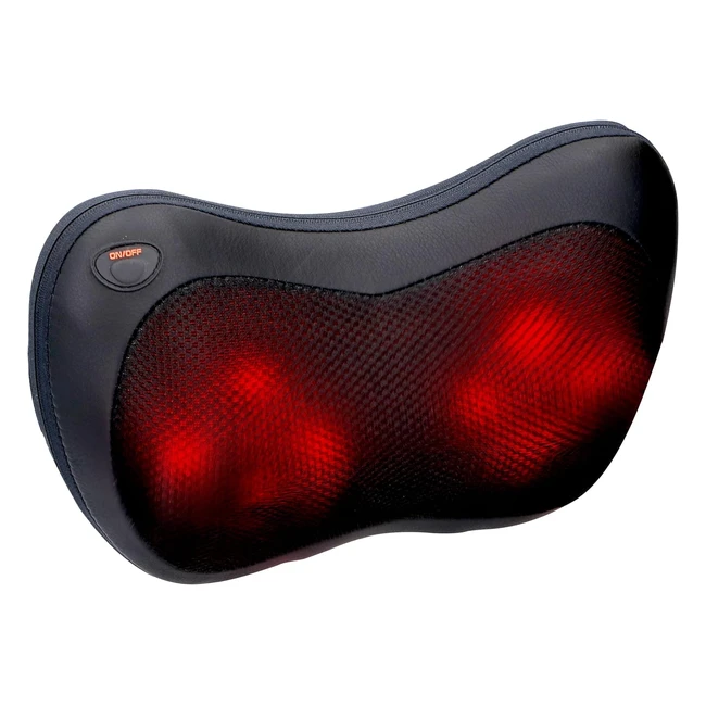 Masajeador Grundig Cojín de Masaje con 4 Cabezales - ¡Relájate y Recupérate!