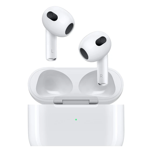 Apple AirPods 3 Generation mit MagSafe Ladecase 2022 - 3D Audio, EQ-Anpassung, wasserfest