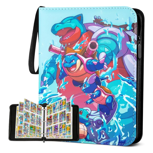 Classeur CarteCapacité 50 pages - Cartes Porte Cartes Organisateur en Cuir Imperméable - Cadeau Garçons et Filles G900