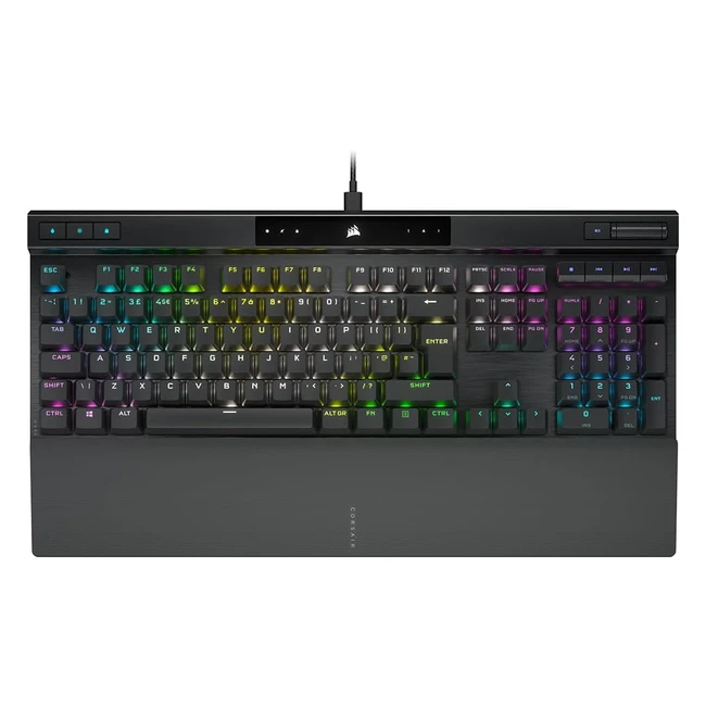 Corsair K70 Pro RGB Optical-Mechanical Gaming Keyboard - OPX Linear Switches - PBT Doubleshot Keycaps