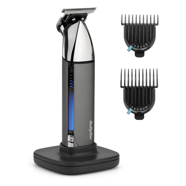 Babyliss Super X Metal Beard Trimmer - Professional Cordless Trimmer with Japanese Steel T-Blade